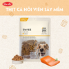 Viên Thịt Bò, Gà & Cá Hồi cho Chó Bowwow Cube Jerky Snack siêu to 800g