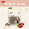 Viên Thịt Bò, Gà & Cá Hồi cho Chó Bowwow Cube Jerky Snack siêu to 800g