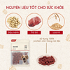 Viên Thịt Bò, Gà & Cá Hồi cho Chó Bowwow Cube Jerky Snack siêu to 800g