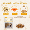 Viên Thịt Bò, Gà & Cá Hồi cho Chó Bowwow Cube Jerky Snack siêu to 800g