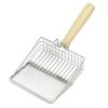 Xẻng Xúc Cát Vệ Sinh cho Mèo - Xẻng inox cán gỗ lưới lỗ, Xẻng inox cán Inox size to tiện lợi