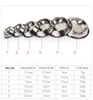 Bát inox trắng cho chó mèo
