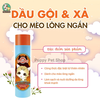 Dầu Gội Và Xả Lee Webster cho Mèo