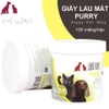 Khăn ướt Purry vệ sinh mắt và tai cho Chó Mèo