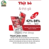 [Bịch 1.5kg] Hạt TebCity E series cao cấp mix topping thịt sấy cho mèo