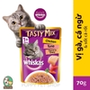 Pate cho Mèo trưởng thành Whiskas Tasty Mix 70g