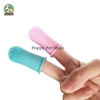 Bàn chải xỏ ngón silicon caosu mềm đánh răng cho chó mèo