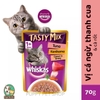 Pate cho Mèo trưởng thành Whiskas Tasty Mix 70g