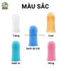 Bàn chải xỏ ngón silicon caosu mềm đánh răng cho chó mèo