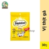 Bánh thưởng cho Mèo Temptations Dạng Viên Vị Thịt Gà gói 30g