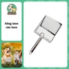 Xẻng Xúc Cát Vệ Sinh cho Mèo - Xẻng inox cán gỗ lưới lỗ, Xẻng inox cán Inox size to tiện lợi