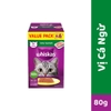 Hộp 6 gói Pate Whiskas dành mèo 80g