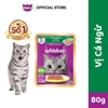 Pate Whiskas cho mèo trưởng thành 80g