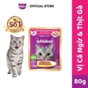 Pate Whiskas cho mèo trưởng thành 80g