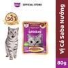 Pate Whiskas cho mèo trưởng thành 80g