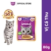 Pate Whiskas cho mèo trưởng thành 80g