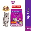 Hạt Whiskas Adult cho Mèo trưởng thành trên 12 tháng tuổi 1.35kg