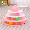 Đồ chơi mèo tháp 3 tầng bóng xoay