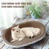 Cào móng bầu dục dành cho Mèo xả stress 55*35cm