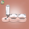 Khay Đựng Thức Ăn Nước Uống Hình Gấu 2 Trong 1 Cho Thú Cưng Cao Cấp