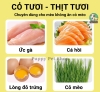 Thanh Cỏ Cho Mèo Mix Thịt Gà Tiêu Búi Lông