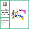 Đồ chơi súng bắn bông cho mèo kèm 30 bóng bông - Đồ chơi vui nhộn cho thú cưng