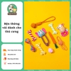 Đồ chơi cho chó vải bện thừng giúp gặm sạch răng, giảm ngứa răng