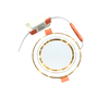 Đèn LED âm trần viền vàng 3 màu