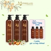 Combo 2 Dầu Gội 1 Dầu Xả Motherland Argan & Moringa | Giảm rụng | Kích thích mọc tóc | Kiềm dầu chống bết tóc từ gốc | Dung tích 1500ml