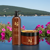 Combo dầu gội hữu cơ + Dầu hấp lạnh Argan Essential Hair Mask | Chăm sóc toàn diện cho mái tóc chỉ với 1 bộ sản phẩm | Dung tích 1000ml