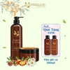 Combo dầu gội hữu cơ + Dầu hấp lạnh Argan Essential Hair Mask | Chăm sóc toàn diện cho mái tóc chỉ với 1 bộ sản phẩm | Dung tích 1000ml