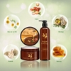 Combo dầu gội hữu cơ + Dầu hấp lạnh Argan Essential Hair Mask | Chăm sóc toàn diện cho mái tóc chỉ với 1 bộ sản phẩm | Dung tích 1000ml