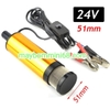 Máy bơm chìm bơm dầu DO, bơm rượu 24v 60w 30l/phút