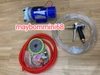 Bộ máy bơm rửa xe, vệ sinh điều hoà, tưới cây 24v 260w dùng trực tiếp ăc quy