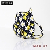 Ba lô vải nhiều màu ZEN 28x33x10cm