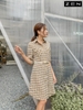 20/V086/01 VÁY SUÔNG, CỔ ĐỨC, TL, BURBERRY