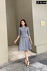 20/B002/01/BỘ ÁO VEST + ZUÝP XÒE, KẺ Đ.TRẮNG