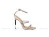 Souvenir sandal đá vuông nude hồng