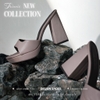 Mules đúp mũi tròn 09cm