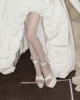 Eva sandal đúp 15cm đen bóng