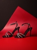 EVA sandal viền đá đen