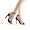 Ankle Strap Gót Vuông Ngang Mãnh 9cm PU