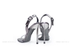 Sandals Gót Sắt Ngang Mãnh 11cm Xám
