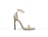 Ankle Strap Gót Sắt Ngang Mảnh 9cm Satin