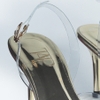 TAP Slingback nơ 07cm trong suốt