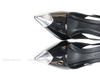 Souvenir Slingback Mũi Bạc 11cm Đen Bóng/ Trắng Bóng