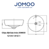 Chậu đặt bàn tròn JOMOO 12135-1/01Z-1