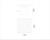 Ga Thoát Sàn EcoBath EC1067B mầu inox chải