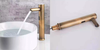 Vòi rửa tay tự động xả nước màu đồng cổ - VCU1108