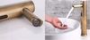 Vòi rửa tay tự động xả nước màu đồng cổ - VCU1108